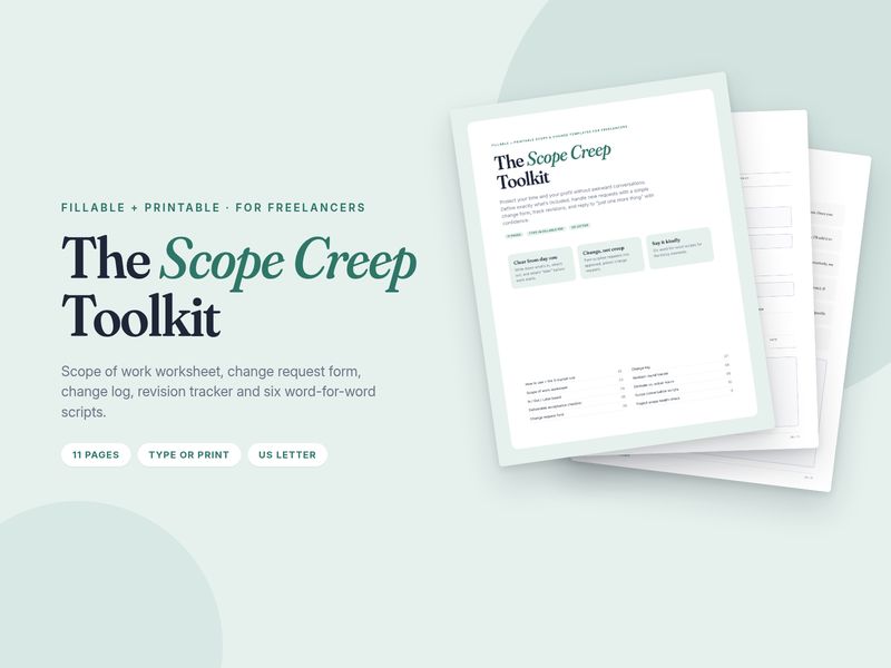 Cover art for The Scope Creep Toolkit